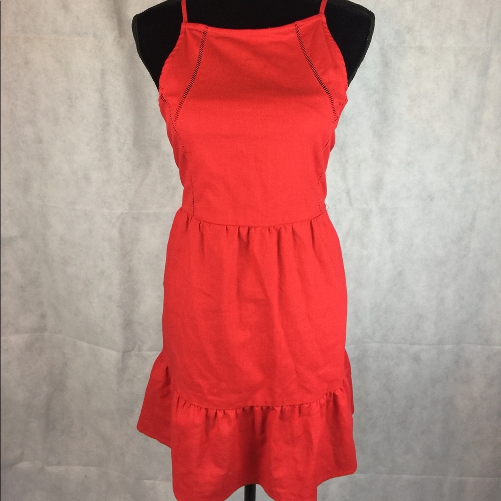 Red sundress